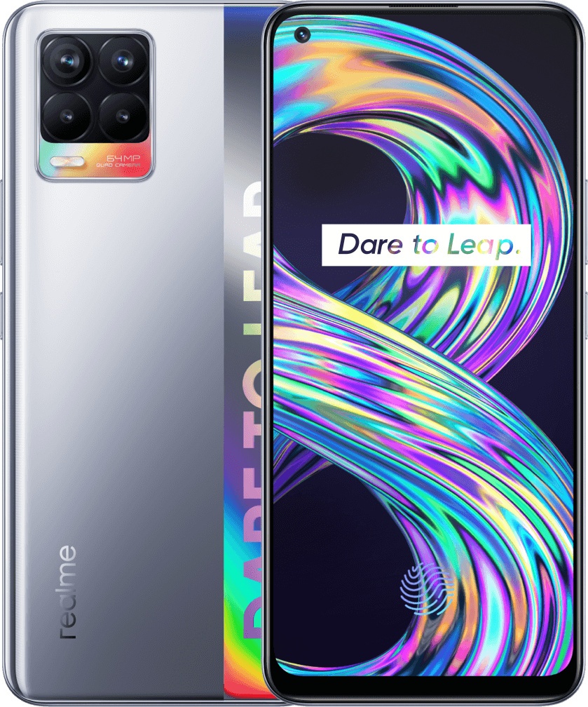Telefon mobil Realme 8 4Gb/64Gb Cyber Silver