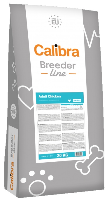Hrană uscată pentru câini Calibra Breeder Line Adult Chicken 20kg