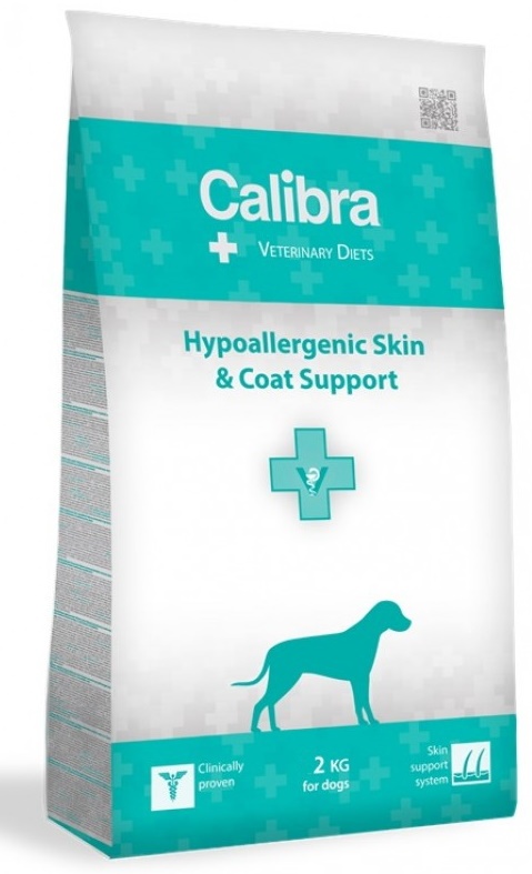 Сухой корм для собак Calibra Veterinary Diets Hipoallergenic Skin & Coat Support 2kg