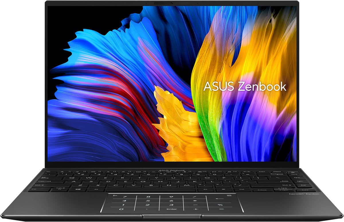 Ноутбук Asus Zenbook 14X OLED UM5401QA Jade Black (R5 5600H 8Gb 512Gb)