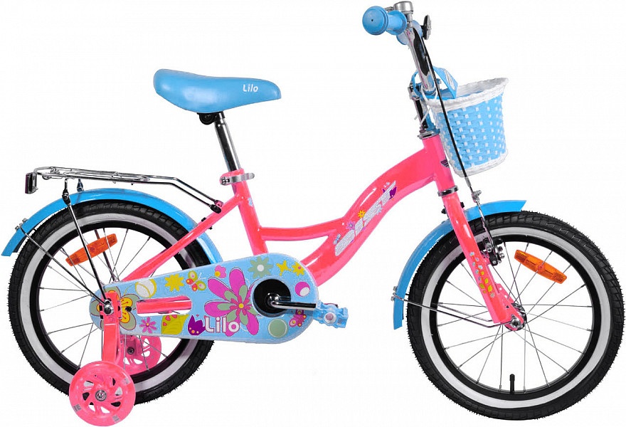 Bicicletă copii Aist Lilo 16 Pink/Blue