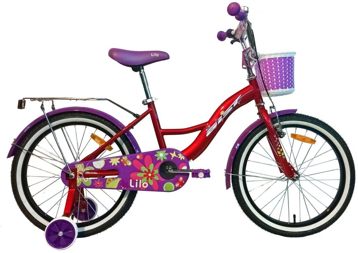 Bicicletă copii Aist Lilo 18 Red/Violet
