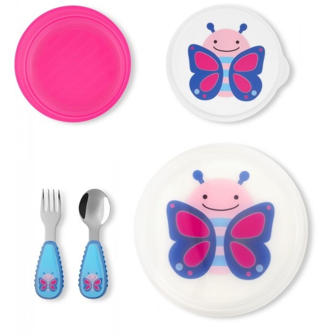 Set de feluri de mâncare Skip Hop Zoo Butterfly (9N582210)