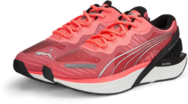 Кроссовки женские Puma Run Xx Nitro Wns Sunset Glow/Puma Black/Metallic Silver 40.5