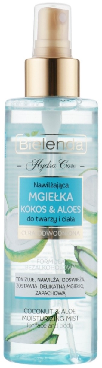 Спрей для лица и тела Bielenda Hydra Care Coconut & Aloe Mist 200ml