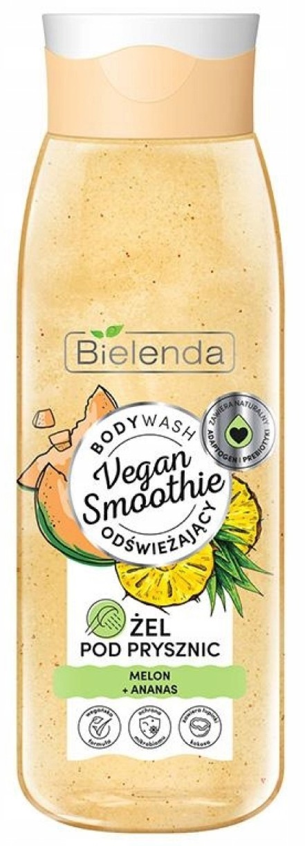Гель для душа Bielenda Vegan Smoothie Melon & Pineapple Shower Gel 400ml