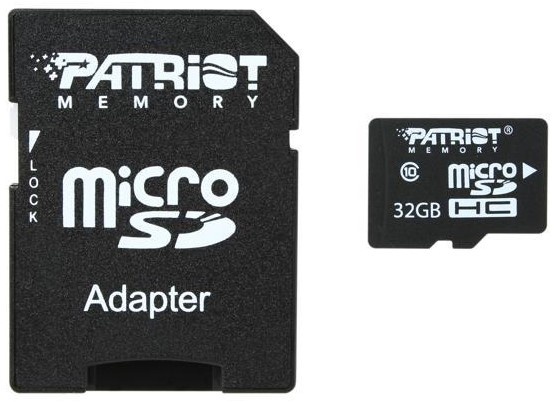 Сard de memorie Patriot 32Gb LX Series microSD Class10 U1 UHS-I + SD adapter (PSF32GMCSDHC10)