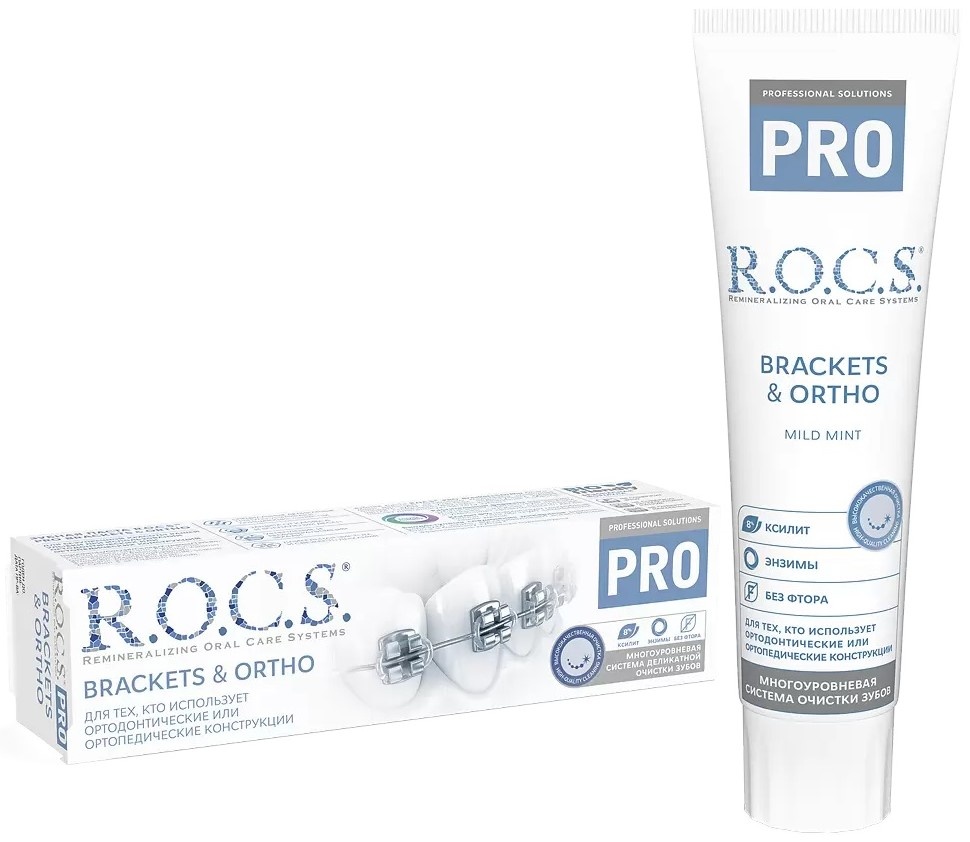 Зубная паста R.O.C.S. PRO Brackets&Ortho (473860)