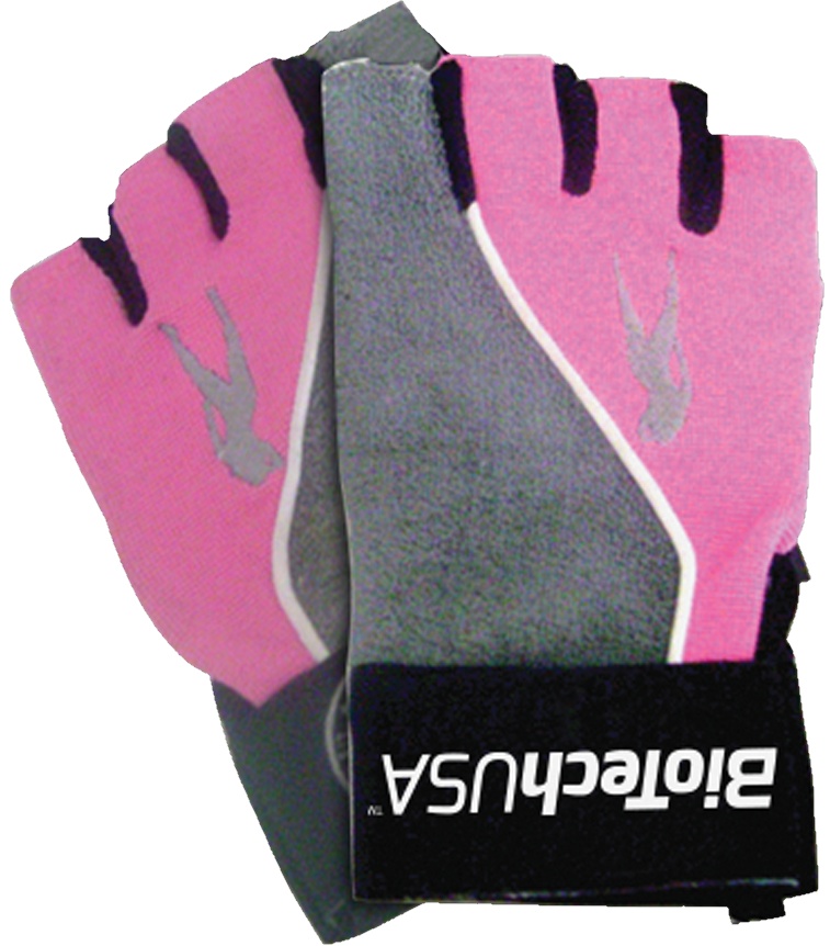 Mănuşi fitness Biotech Pink Fit 2 Grey/Pink S