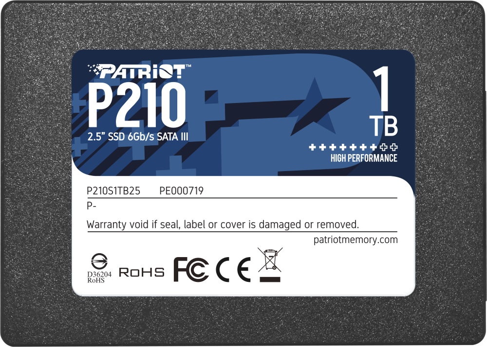 Solid State Drive (SSD) Patriot P210 1Tb (P210S1TB25)