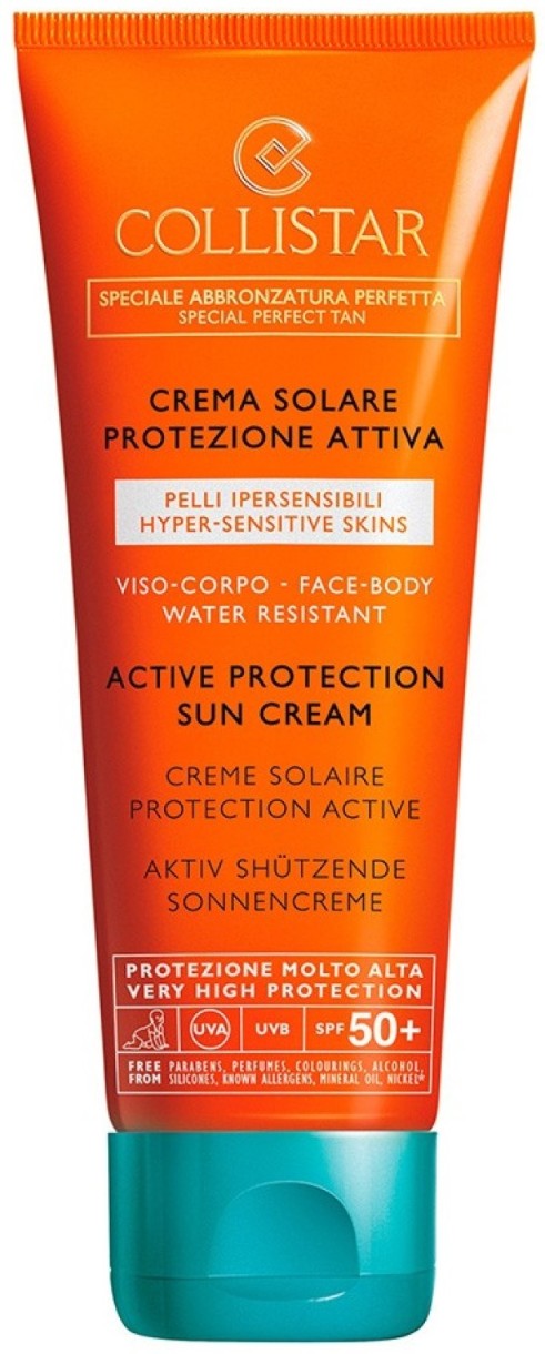Cremă de protecție solară Collistar Active Protection Sun Cream SPF50 100ml