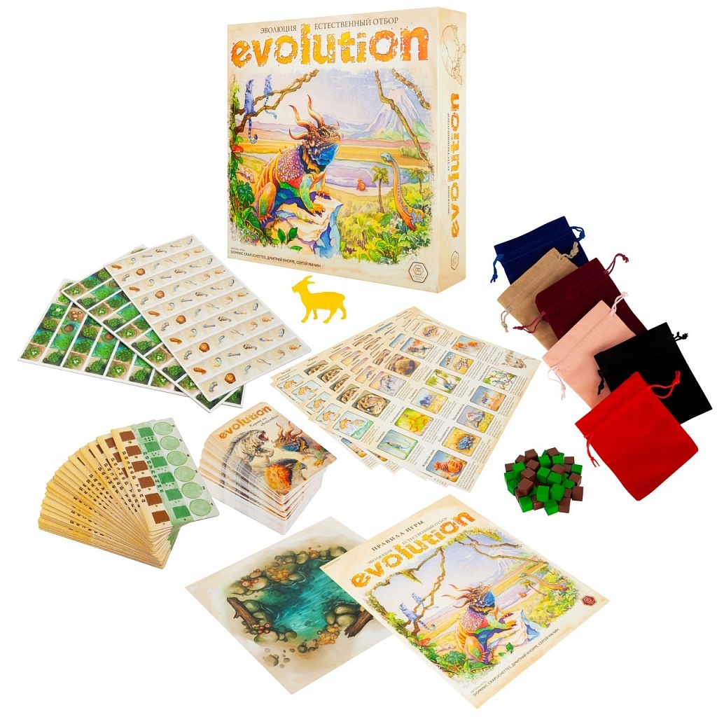 Joc educativ de masa Правильные игры Эволюция. Естественный отбор (13-03-01l)