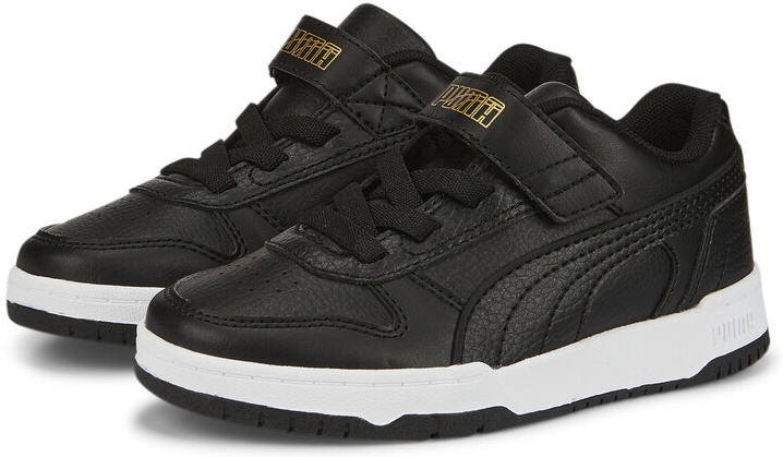 Кеды детские Puma Rbd Game Low Ac Ps Puma Black/Team Gold 28