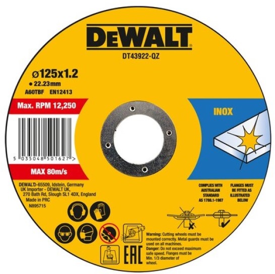 Disc de tăiere Dewalt DT43922-QZ