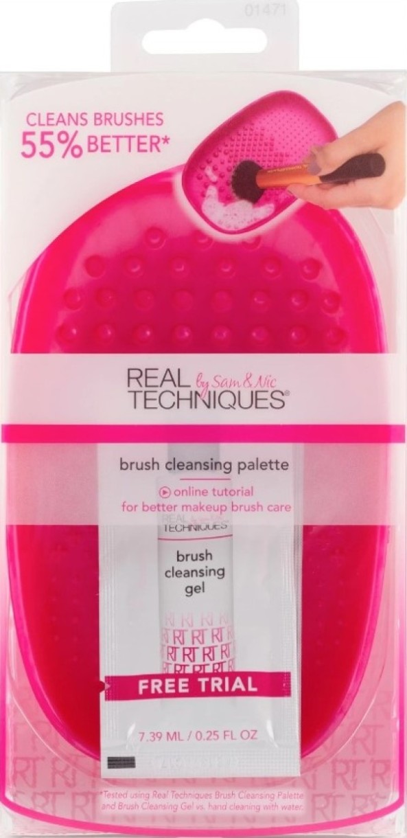 Палетка для чистки кисточек Real Techniques Brush Cleansing Palette