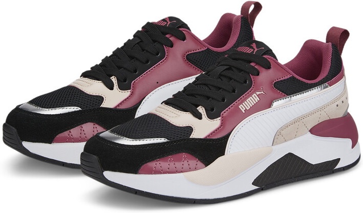 Кроссовки женские Puma X-Ray 2 Square Sd Puma Black/White/Dusty Orchid/Island Pink/Silver 37