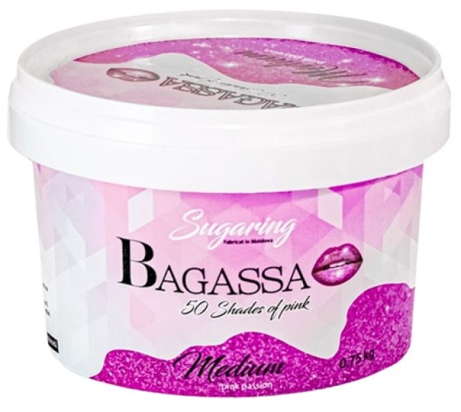 Pasta de zahar Bagassa 50 Shades of Pink Medium 0.75kg