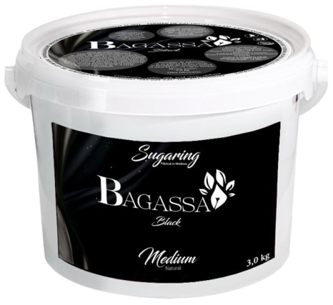 Pasta de zahar Bagassa Black Medium 3kg