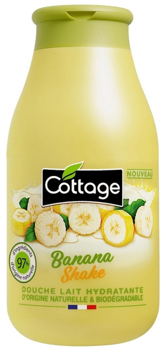 Gel de duș Cottage Moisturizing Shower Milk Banana Shake 250ml