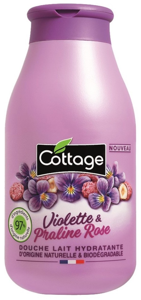 Gel de duș Cottage Moisturizing Shower Milk Violet & Pink Praline 250ml