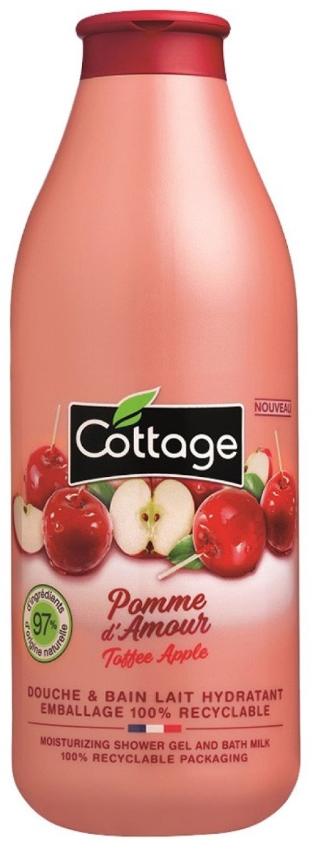 Гель для душа Cottage Shower Gel & Bath Milk Toffee Apple 750ml