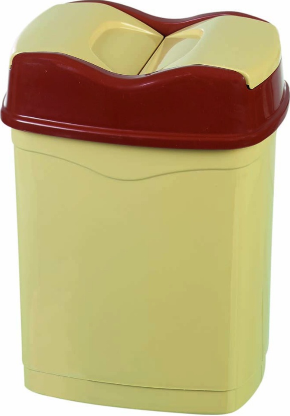 Урна Magnusplus CK-010 № 4 Bej cu Cafeniu 25L