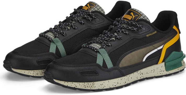 Кроссовки мужские Puma Graviton Tera Open Road Puma Black/White/Deep Forest/Apricot 40.5