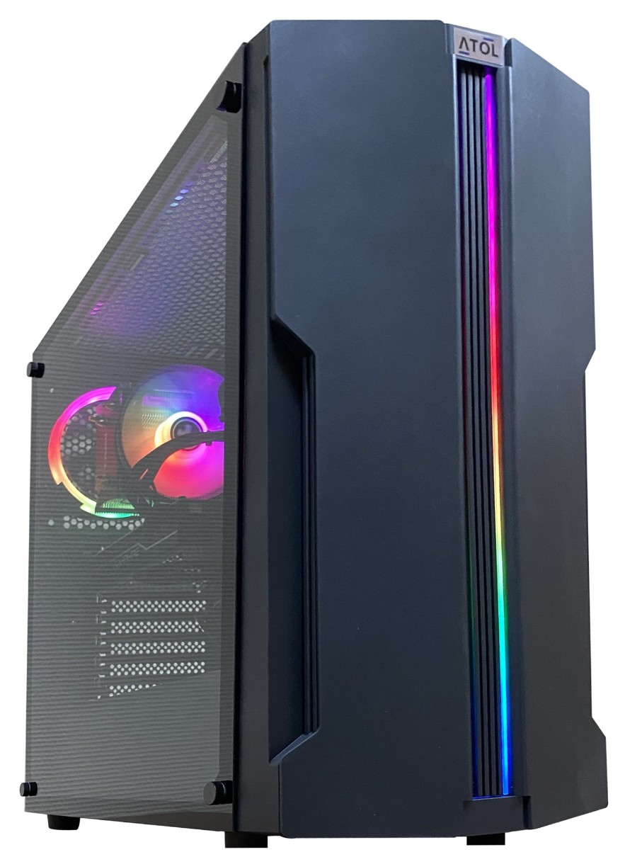 Системный блок Atol PC1083MP Gamer (R5 4500 16Gb 256Gb+2Tb RX6500XT 4Gb Linux)