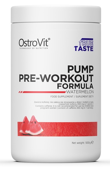 Complex pre-antrenament Ostrovit Pump Pre-Workout 500g Watermelon