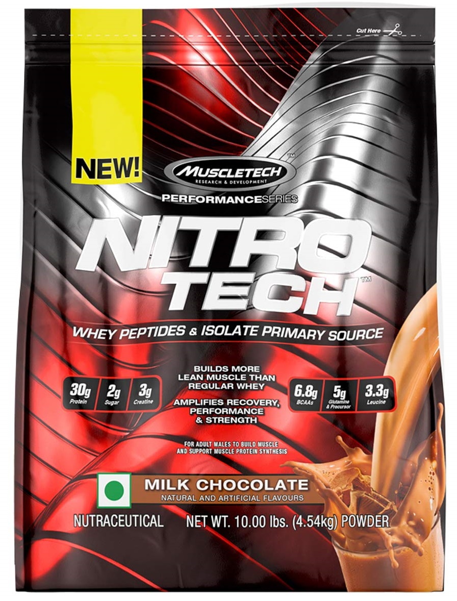 Proteină Muscletech Nitrotech Performance Series Milk Chocolate 4.54kg