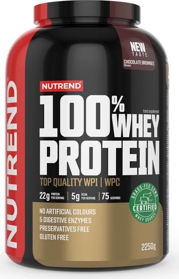 Протеин Nutrend 100% Whey Protein 2.25kg Chocolate Brownie