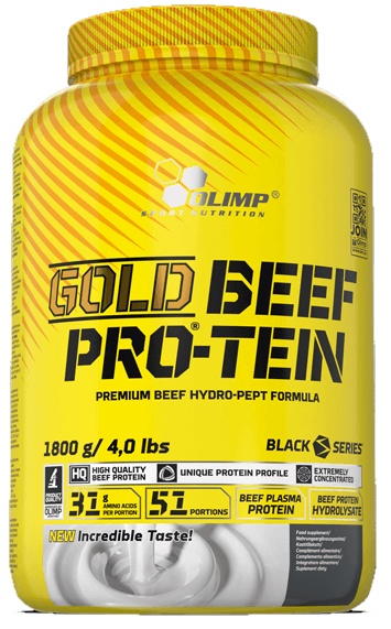 Proteină Olimp Gold Beef Pro-Tein Strawberry 1800g