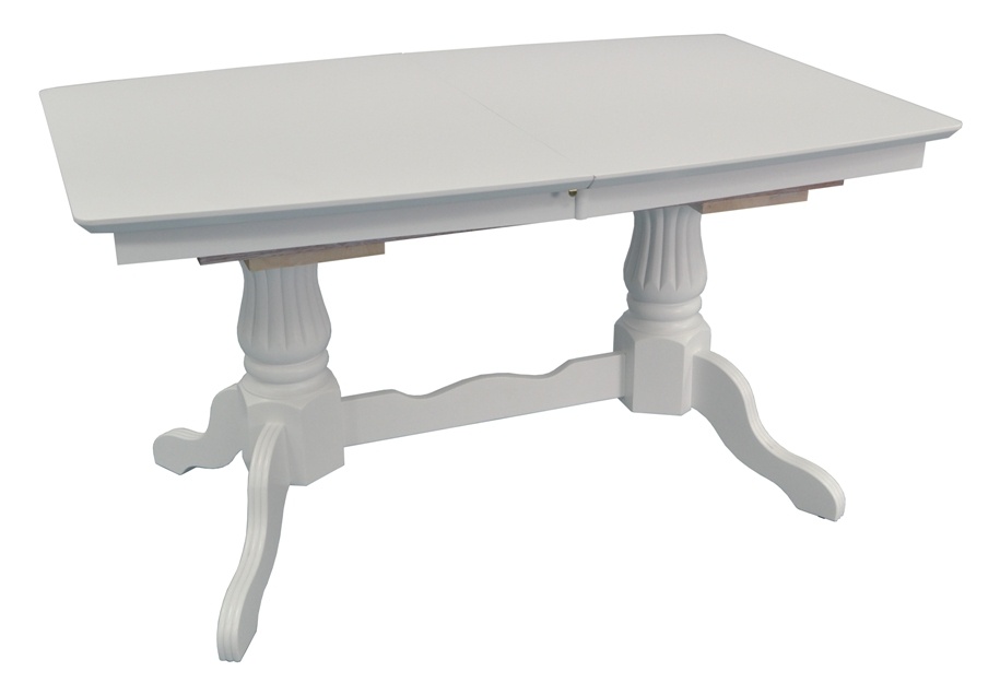 Обеденный стол раскладной Evelin HV 32 V White