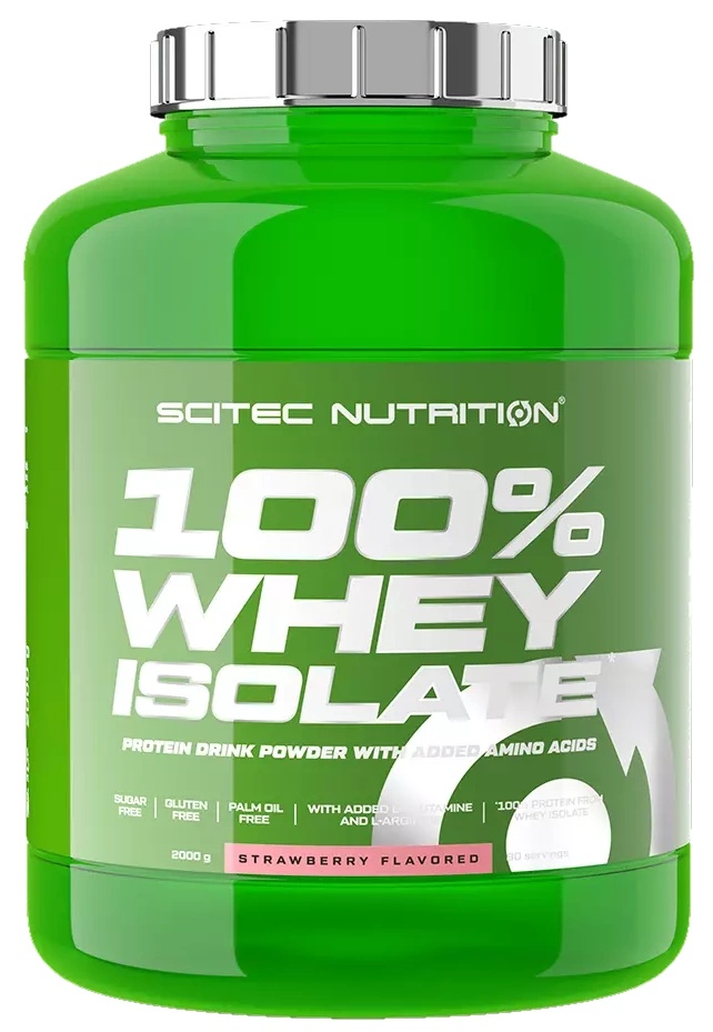 Протеин Scitec-nutrition 100% Whey Isolate 2000g Strawberry