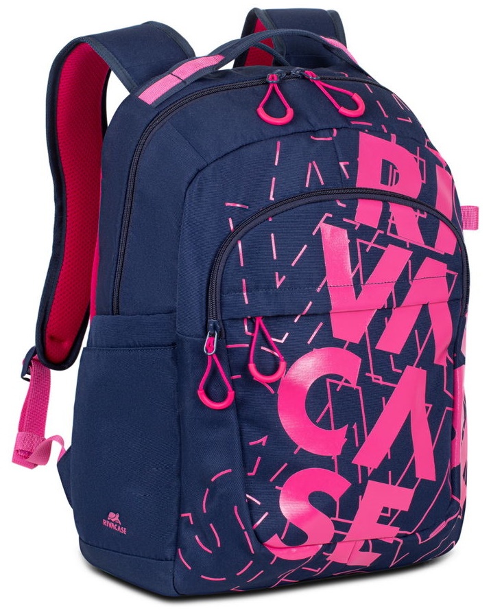 Городской рюкзак Rivacase 5430 Dark Blue/Pink