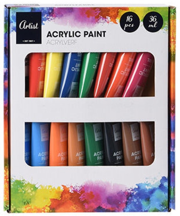 Vopsele de artă Artist 16pcs 36ml (47928)