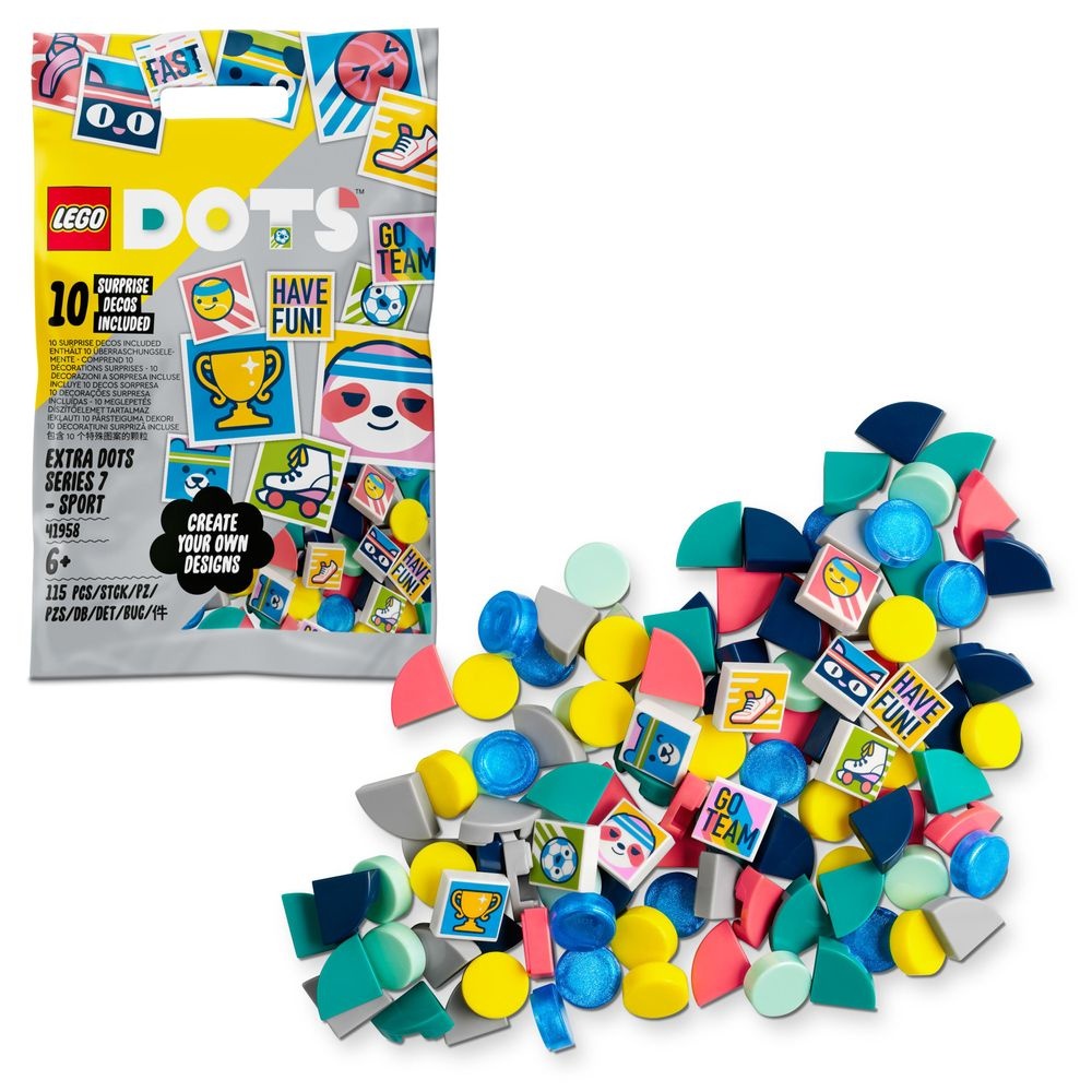 Set de construcție Lego Dots: Series 7 - Sport (41958)