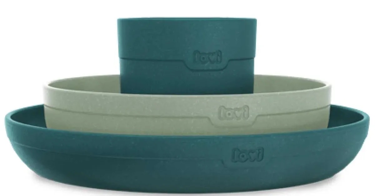 Набор посуды c чашкой Lovi Pistachio Green (21/532)