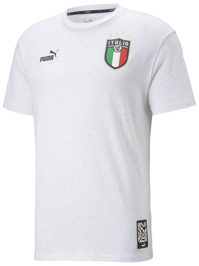 Tricou bărbătesc Puma Figc Ftblculture Tee White Heather/Peacoat L
