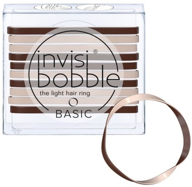 Elastice pentru păr Invisibobble Basic Mocca & Cream 10pcs