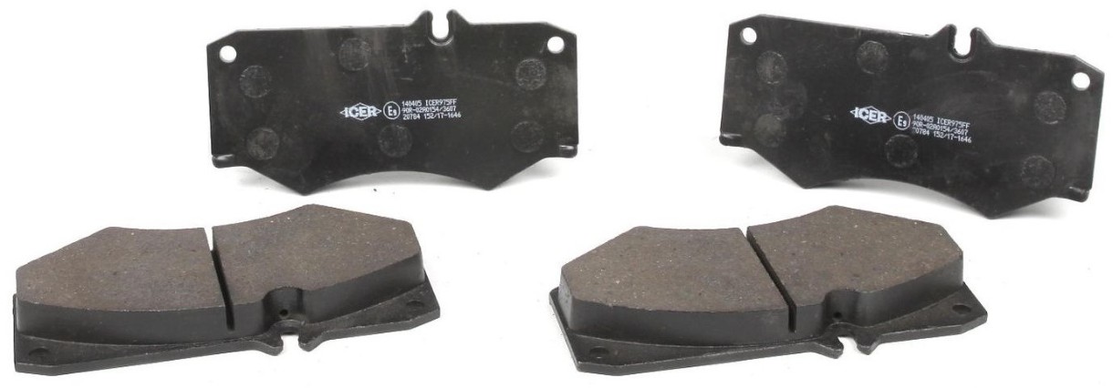 Set placute frână ICER 140405