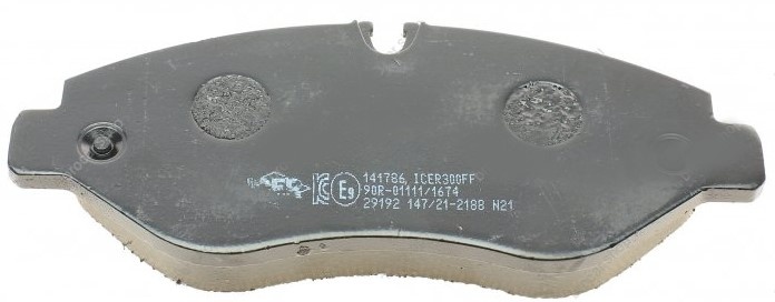 Set placute frână ICER 141786