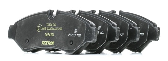 Комплект тормозных колодок TEXTAR 2074701