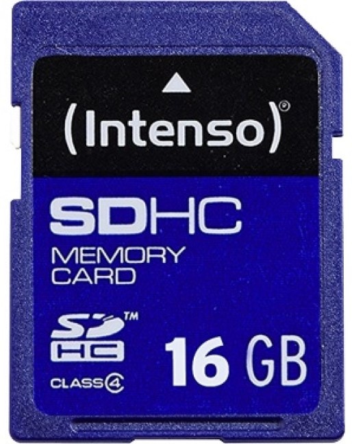 Карта памяти Intenso SD 16 GB Class 4