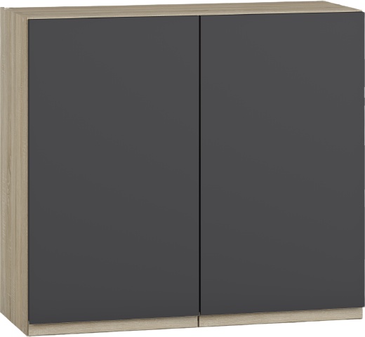 Bucatarie modulara Magnusplus Jetta Sus №3 Graphite/Oak Sonoma