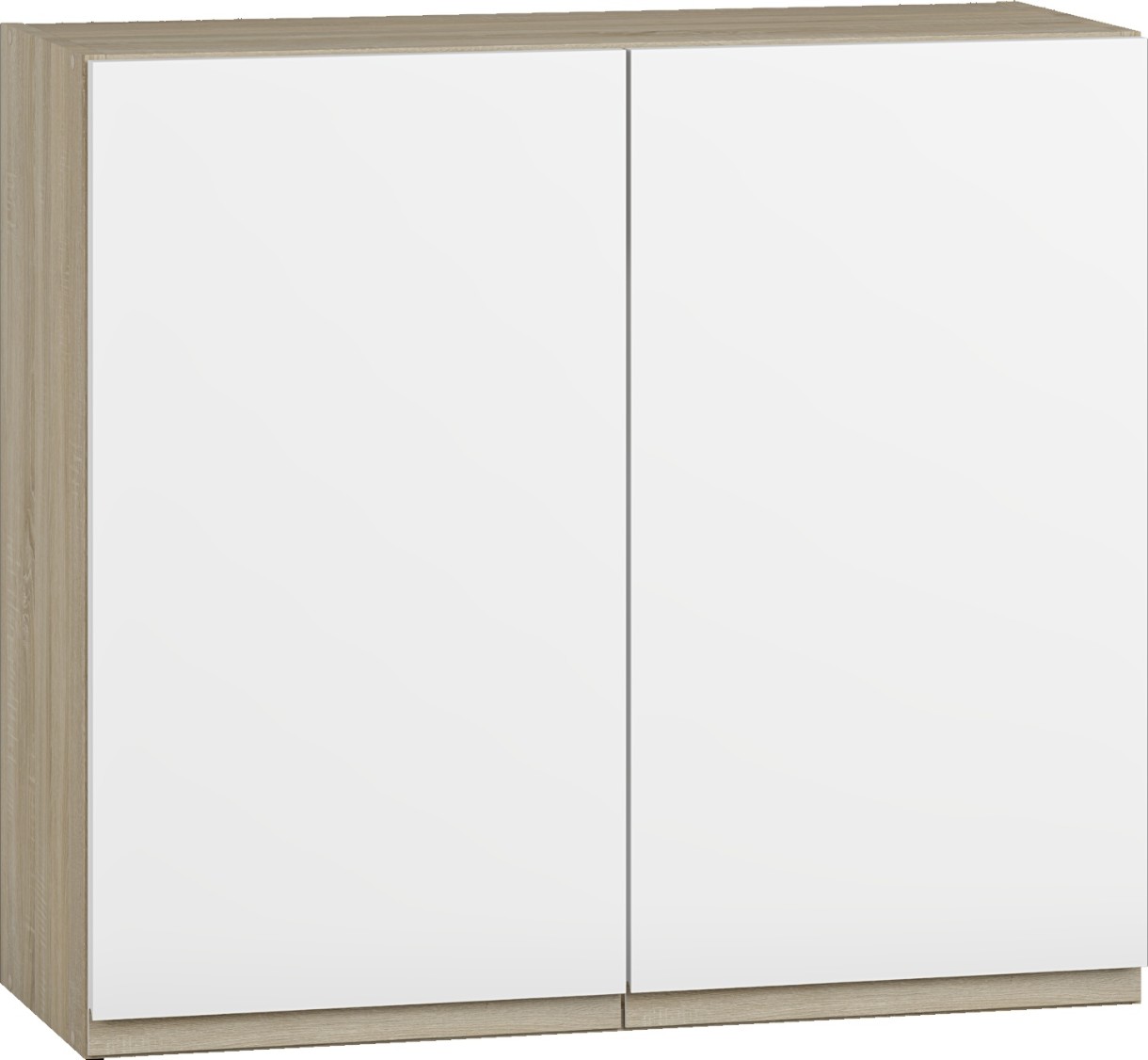 Bucatarie modulara Magnusplus Jetta Sus №3 White/Oak Sonoma