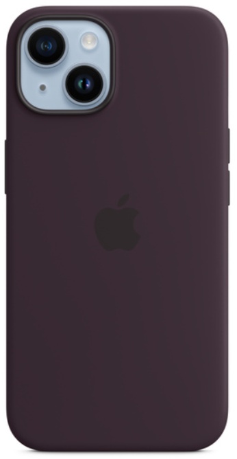 Husa de protecție Apple iPhone 14 Silicone Case with MagSafe Elderberry