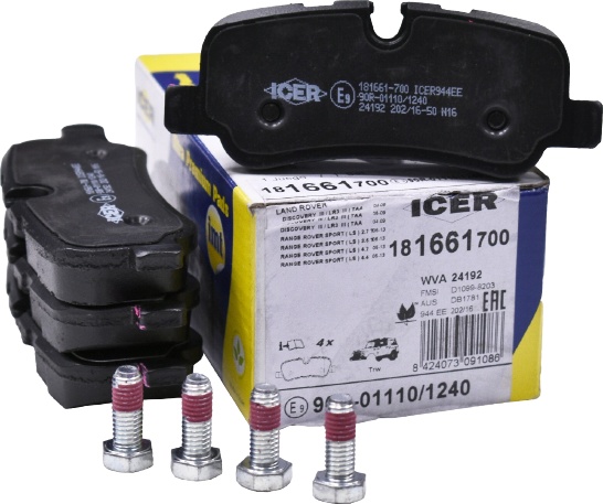 Set placute frână ICER 181661-700