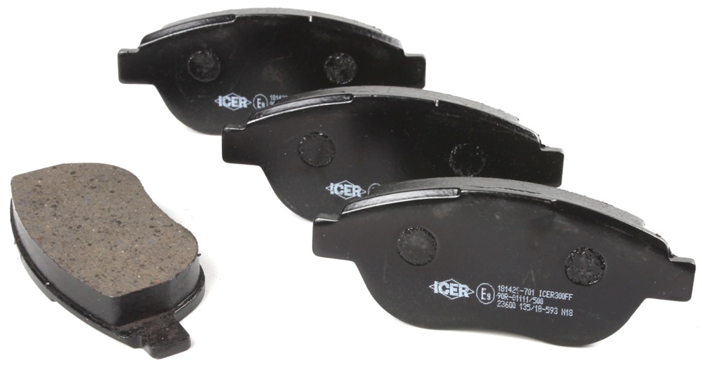 Комплект тормозных колодок ICER 181429-701