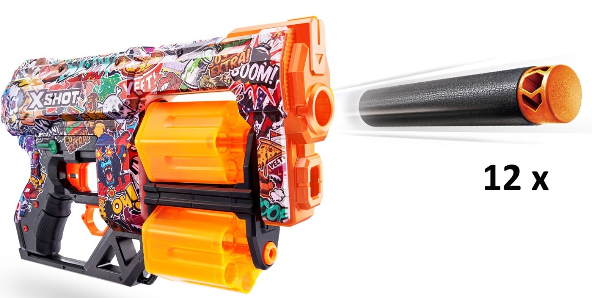 Revolver Zuru X-shot Skins Dread Gun (660131)